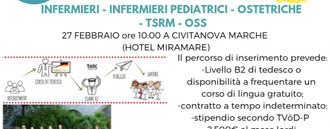 COLLOQUI DI SELEZIONE PER LA GERMANIA