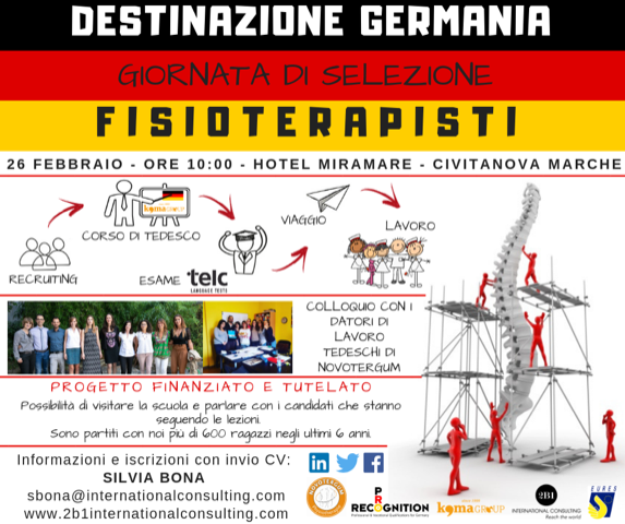 FISIOTERAPISTI destinazione GERMANIA con NOVOTERGUM