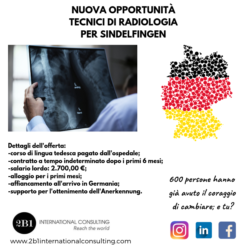 TECNICI DI RADIOLOGIA PER SINDELFINGEN