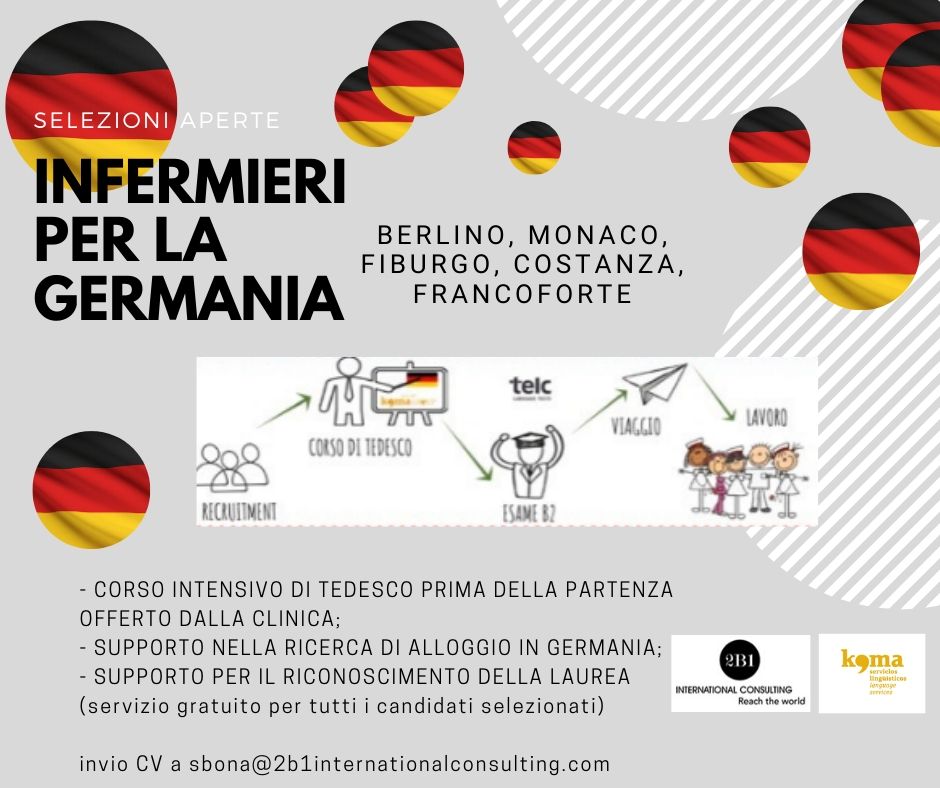 INFERMIERI per la GERMANIA