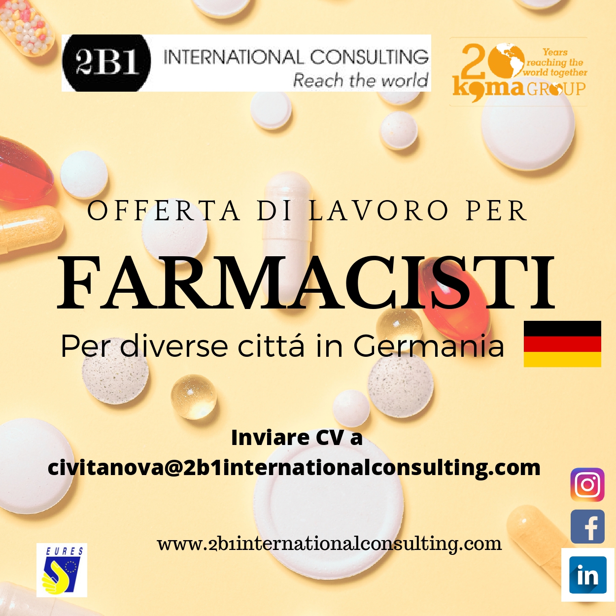 Offerta di lavoro per Farmacisti