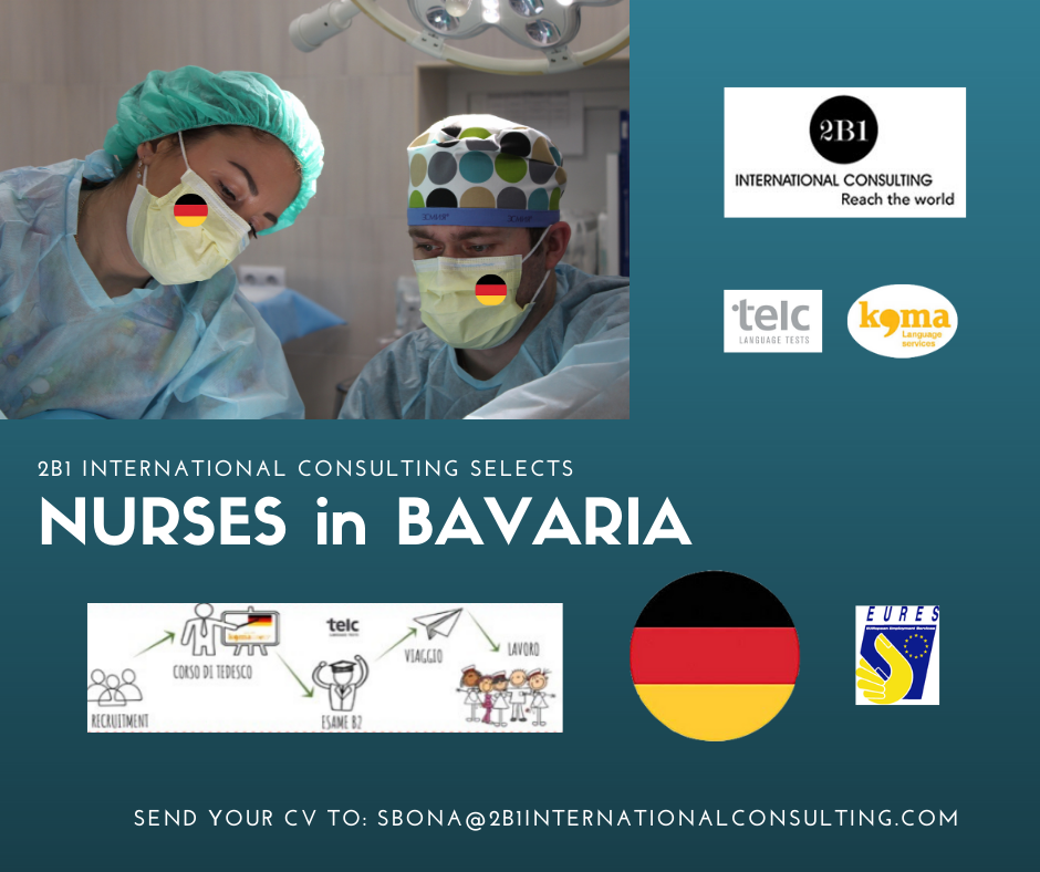 selection of NURSES in BAVARIA, GERMANIA