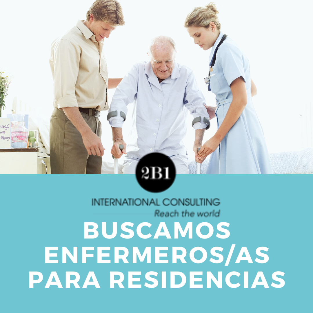 Enfermeros y enfermeras para trabajar en residencia