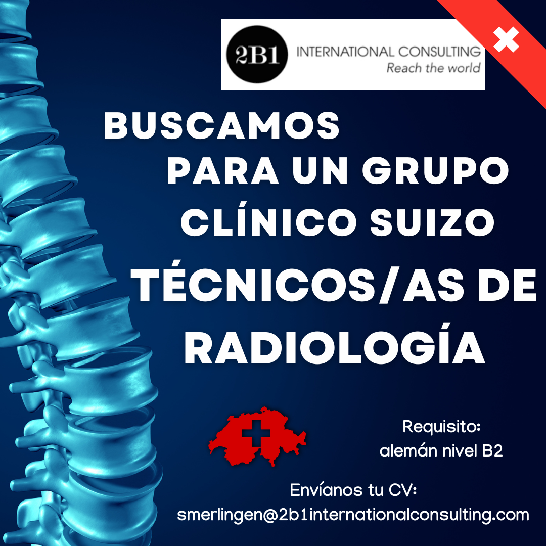 TECNICO EN RADIOLOGIA PARA SUIZA